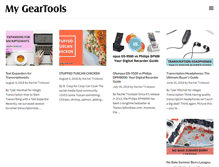 Tablet Screenshot of mygeartools.com